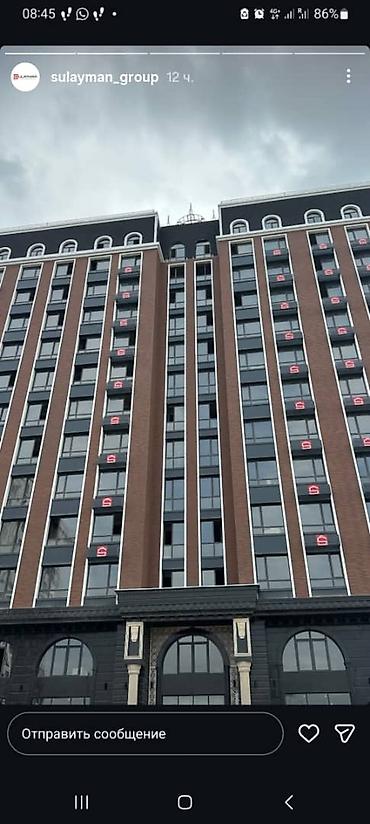 ош рынак: Построен, Элитка, 3 комнаты, 85 м² — 2