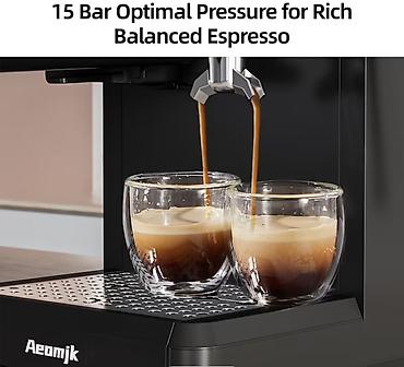 su aparat: Aeomjk avtomatik öğütücülü espresso aparat - 2-si-1-də: daxili kofe — 6