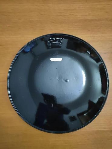 tablica kubikaze drveta: ZIDNI TANJIR | Ručni rad pogledati . Prečnik 30.5 cm — 3