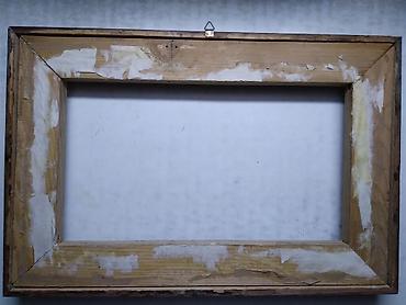 krecko: Ram za slike,spolja 40 x 27,iznutra otvor za sliku30 x 17 cm.,ostecen — 2