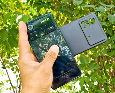 телефоны бу редми: Poco X4 Pro 5G, Б/у, 256 ГБ, цвет - Черный, 2 SIM, eSIM