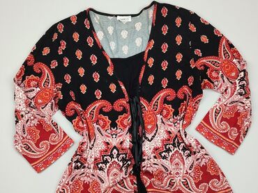 bluzki z długim rękawem czerwona: Блуза жіноча, 2XL, стан - Хороший