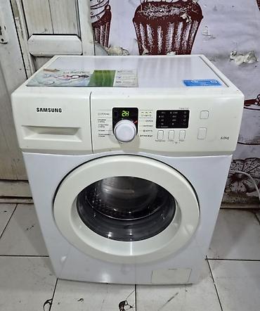 baku electronics tikiş maşınları: Paltaryuyan maşın Samsung, 6 kq, İşlənmiş, Avtomat, Qurutma var, Pulsuz çatdırılma, Ödənişli çatdırılma — 1