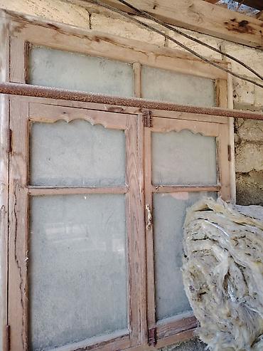 taxta dikt: Taxta çərçivəli pəncərə - Material: təbii taxta çərçivə, klassik oyma — 1