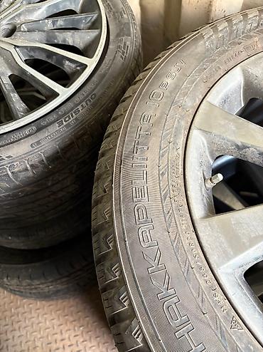 Шины: Продаю диски с зимними шипованными шинами от LX 570. Диски без варок и — 4