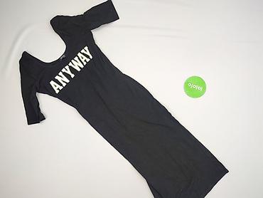 czarne nitki w mango: Bershka, Sukienka damska, rozmiar M — 2
