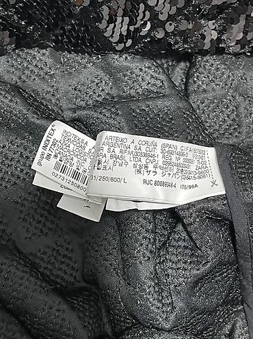 Платья: Платье ZARA с пайетками | Размер L Эффектное чёрное мини-платье от — 8
