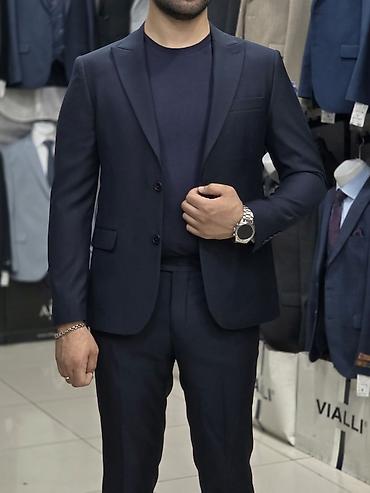 Kişi geyimləri: Kişi Kostyum Dəsti – Klassik və Slim Fit - Üç rəng seçimi: tünd — 2
