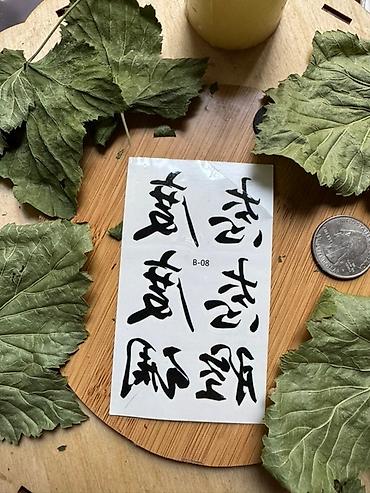 Тату, пирсинг: Временные татуировки — 6