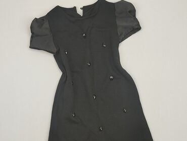 czarna sukienki na jedno ramie: Sukienka, S, stan - Dobry