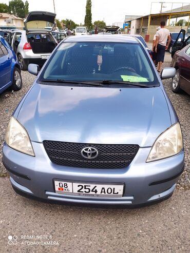 спортивная авто: Toyota Corolla: 2003 г., 1.6 л, Механика, Бензин, Хетчбек