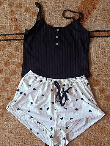 lining 38: Пижама, Трикотаж, Made in KG, На пуговицах, M — 3