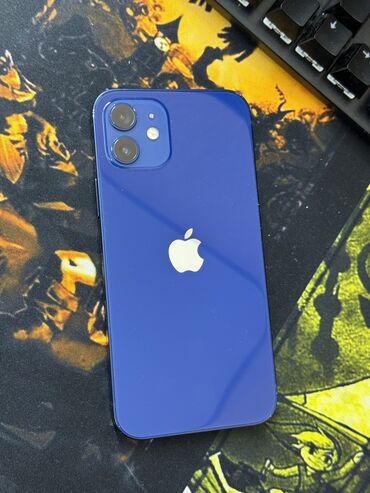 айфон 7плус: IPhone 12, Б/у, 128 ГБ, Синий, Защитное стекло, Чехол, 78 %