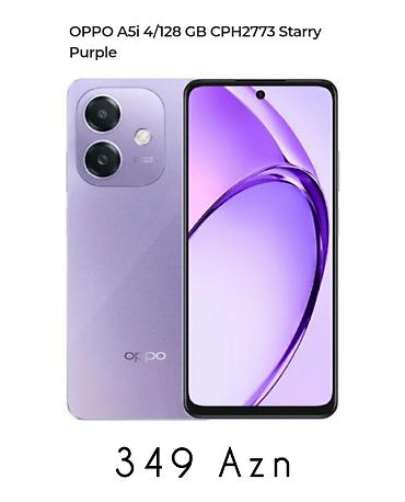 oppo a5i: Oppo 5i, 128 GB, rəng - Ağ, Face ID, Barmaq izi, Düyməli — 1