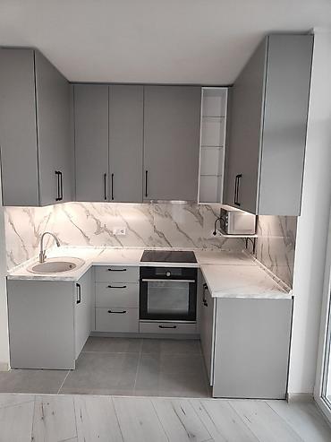 Sifarişlə mətbəx mebeli: Sifarişlə mətbəx dəsti, Özü çəkən petlələr, MDF, Kredit yoxdur — 7