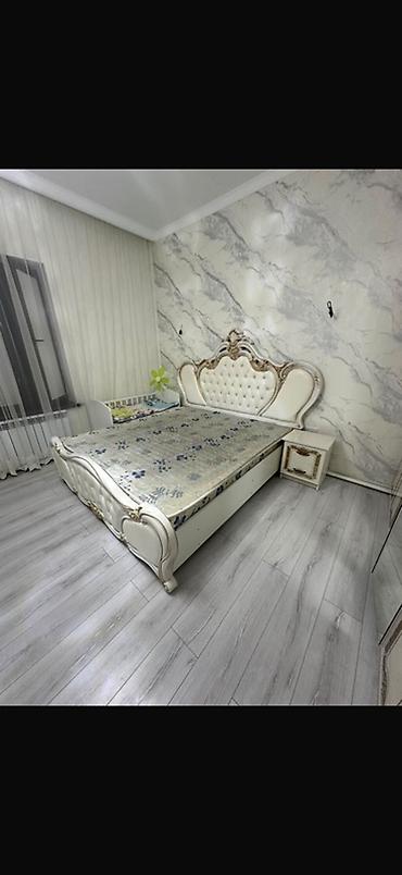 Эки кишилик керебет, Колдонулган, Жумшак башы менен, узуну - 200 см lalafo.kg да — 2 Эки кишилик керебет, Колдонулган, Жумшак башы менен, узуну - 200 см — 2
