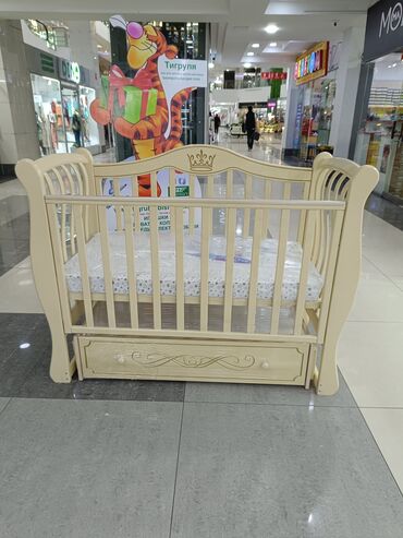 детская кровать с качалкой: Манеж, Для девочки, Для мальчика, Новый