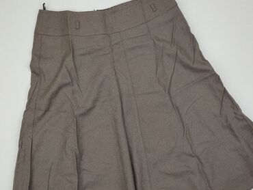 spódnice plisowane brązowa: Spódnica, Marks & Spencer, XL, stan - Bardzo dobry