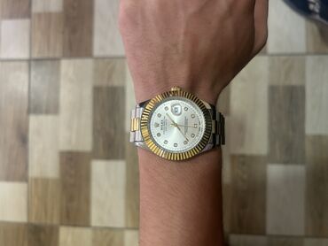 Очки: Наручные часы, Rolex, цвет - Золотой