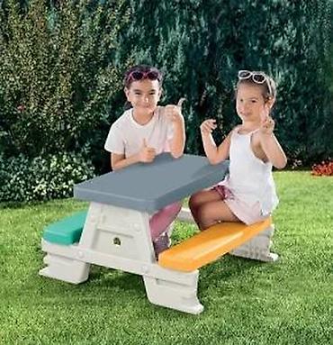 vodene igracke za decu: Dečiji piknik sto sa klupama – za igru i druženje na otvorenom i u — 4