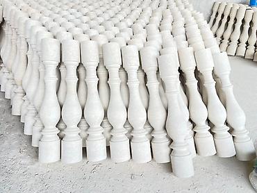 Фасадные плиты Сары-Таш (Травертин): Все виды балясины с доставкой до дома примой из завода а также все — 13