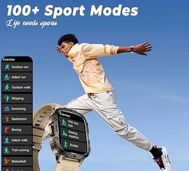 Smart saatlar: Smart saat, Smart, Sensor ekran, rəng - Qara — 5