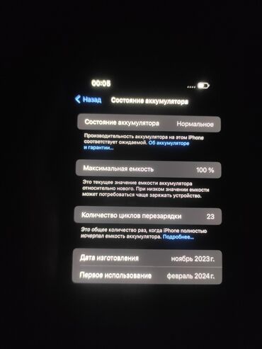 Apple iPhone: IPhone 15 Pro Max, Б/у, 256 ГБ, Зарядное устройство, Защитное стекло, Чехол, 100 %