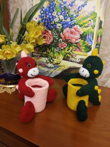 Oyuncaqlar: Əl işi .Karandaş qabı. Карандашница. Ручная работа — 11