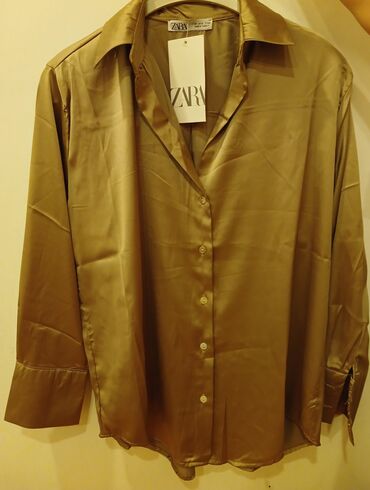 куртка zara: Zara, S (EU 36), цвет - Коричневый