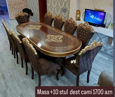 стол в стиле прованс: Masa stol stul desti at lalafo.az стол в стиле прованс: Masa stol stul desti