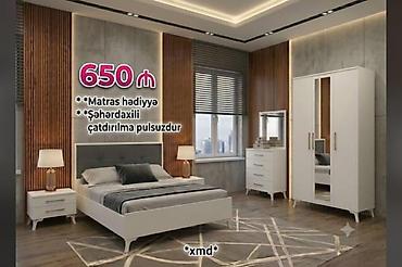mebel trimo: Yataq otağı dəsti – müasir dizayn Komplektə daxildir: - 1 ədəd iki — 1