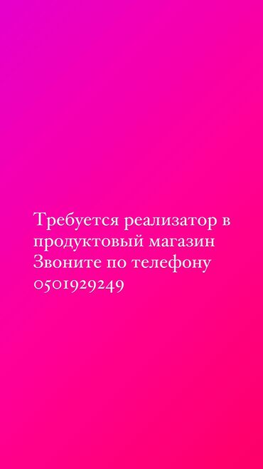 реализатор дордой рынок: Продавец-консультант. С опытом