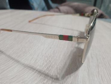 прием золото: Солнцезащитные очки очки, Gucci, Унисекс, Прямоугольные, Линзы градиентные, Б/у — 3