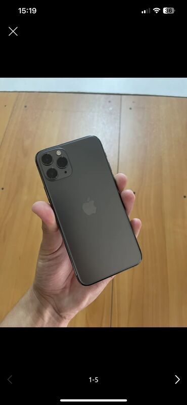 видео регистратор ош: IPhone 11 Pro, Колдонулган, 64 ГБ, Graphite, 100 %