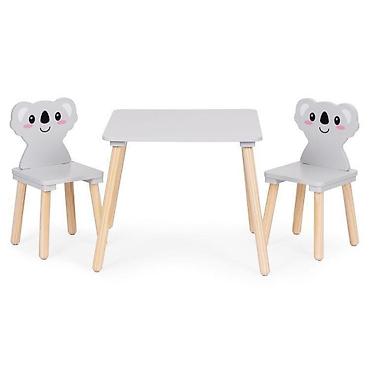 cipelarnik ikea: Dečiji set nameštaja Koala – sto + 2 stolice, ECOTOYS Šifra — 3