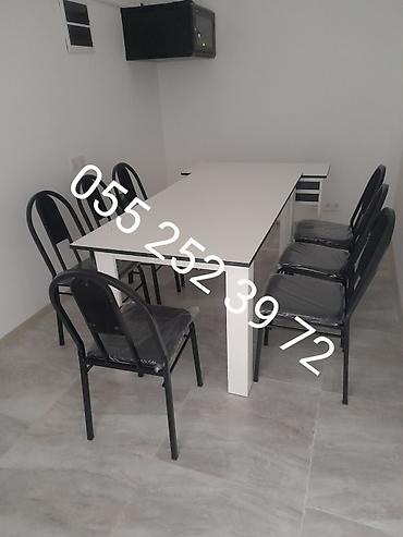 Uşaq masaları: Oğlan və qız üçün, Yeni, Siyirməsiz, Yazı masası, Stullar ilə — 3