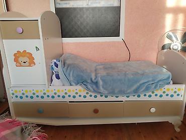 beşik yeni: Oğlan və qız üçün, İşlənmiş, Beşik, Matras ilə — 4