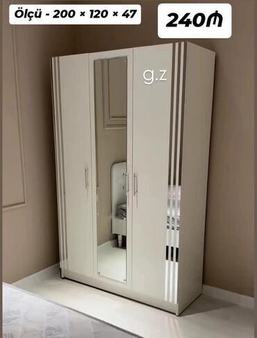 Asılqanlar: Açılan, 4 qapılı Düz dolab, Şifonyer