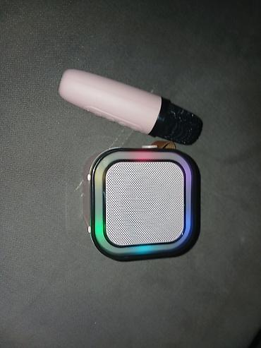 samsung 7: Портативная мини‑акустика с RGB‑подсветкой + беспроводной микрофон — 1