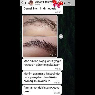 xidmət tv: Qaş və kiprik üçün qidalandırıcı yağ Məhsulun təsviri: - Qaş və — 3