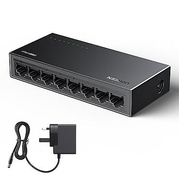 UGREEN 8-portlu Ethernet şəbəkə switch Yeni - 8 ədəd RJ45 portu ilə