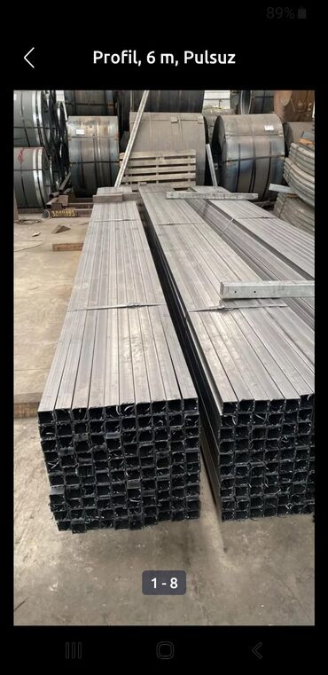 Profillər, şvellerlər: Profil, Polad, 12 m, Ödənişli çatdırılma, Pulsuz çatdırılma, Kredit yoxdur — 9