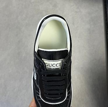 Кроссовки и спортивная обувь: Мужские кроссовки, 40, 41, 42, Gucci, Новый, цвет - Черный, Бесплатная доставка — 7