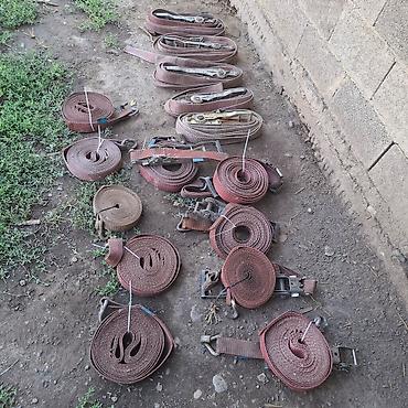 стяжки ремень: Стяжные ремни с трещоткой (ratchet straps), комплект. - Назначение — 4
