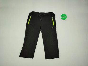Spodnie: Spodnie XL (EU 42), wzór - Jednolity kolor, kolor - Czarny