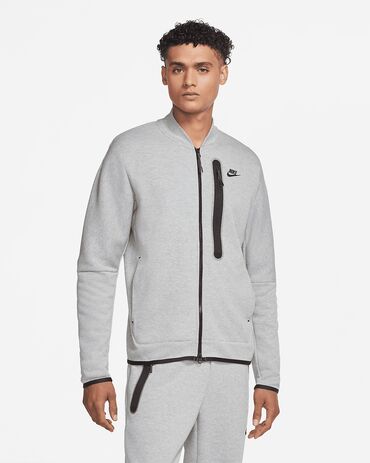 sims 4 мужская одежда: Nike tech fleece bomber оригинал Small