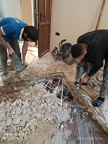 Beton işləri: Beton kəsmə xidməti - Divar, döşəmə və tavanlarda dəqiq və səliqəli — 25