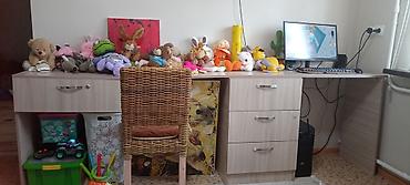 study table: Компьютерный стол, Б/у, Двухместный — 5