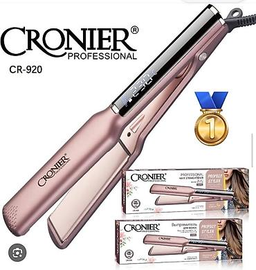 Cronier Professional CR-920 saç düzləşdirici - Geniş lövhələr: qalın