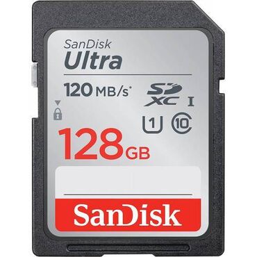 sandisk 128gb: SanDisk Ultra 128GB 120MB/s yaddaş kartı full HD video, həm də RAW və